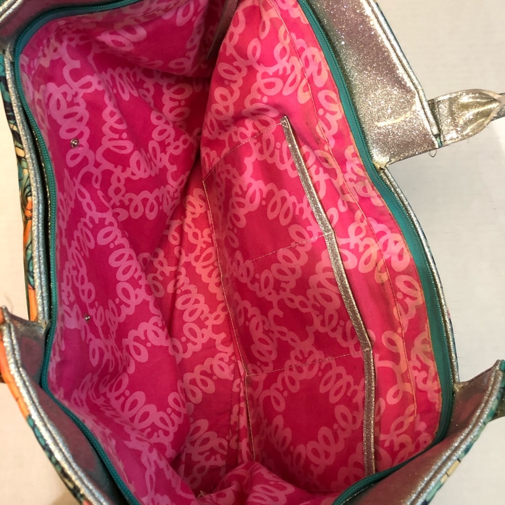 SOLD ❌RARE Lilly Pulitzer x marks the spot Tote - Picture 3 of 8